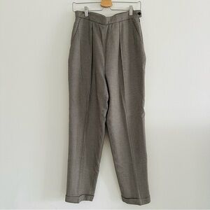 Vintage Lauren Ralph Lauren High Waisted Houndtooth Trousers Pants Sz 10